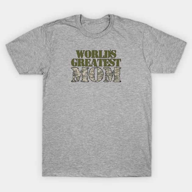 World's Greatest Mom T-Shirt by MonarchGraphics